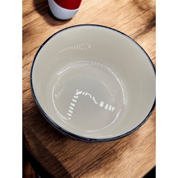 Signature Housewares Stoneware Ceramic Aztec Design Storage Bowl w/ Lid Microwav - Picture 4 of 8